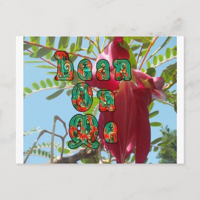 Inspiration Lean on me Bloral Skyward Art Print Postkarte (Vorderseite)