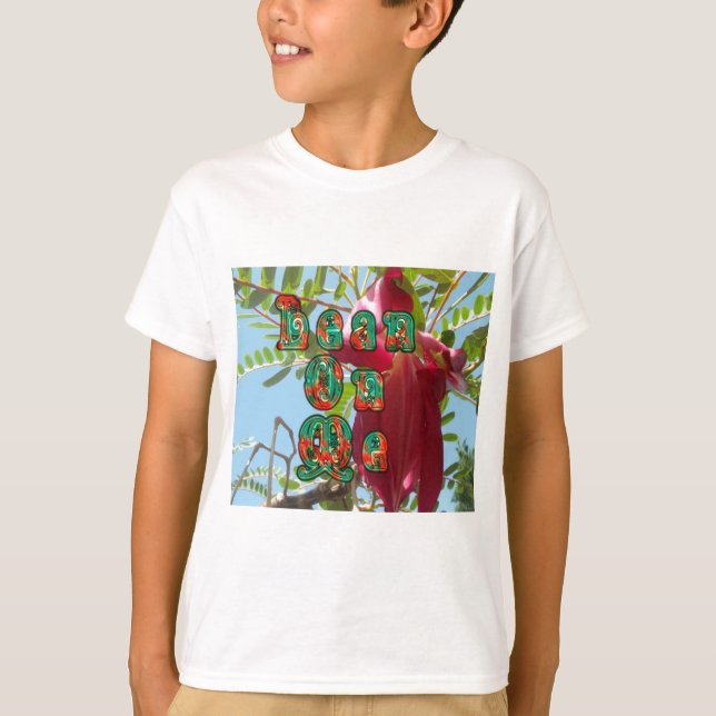 Inspiration Lean on me Bloral Skyward Art Print T-Shirt (Vorderseite)