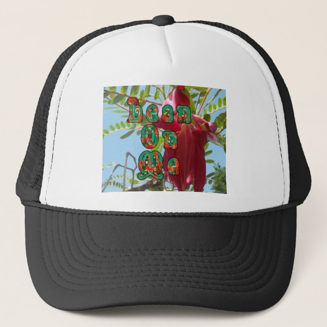 Inspiration Lean on me Bloral Skyward Art Print Truckerkappe (Vorderseite)