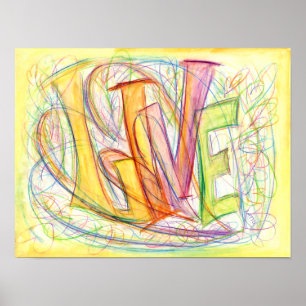 Inspiration Live Word Art Poster