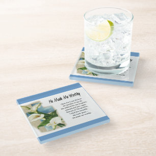 Inspiration machte er mich wert glasuntersetzer