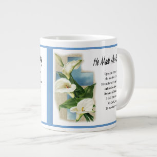 Inspiration machte er mich wert Jumbo-Tasse