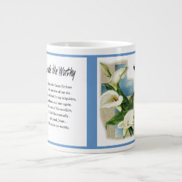 Inspiration machte er mich wert Jumbo-Tasse