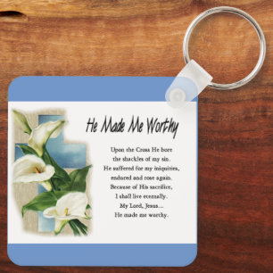 Inspiration machte er mich wert schlüsselanhänger