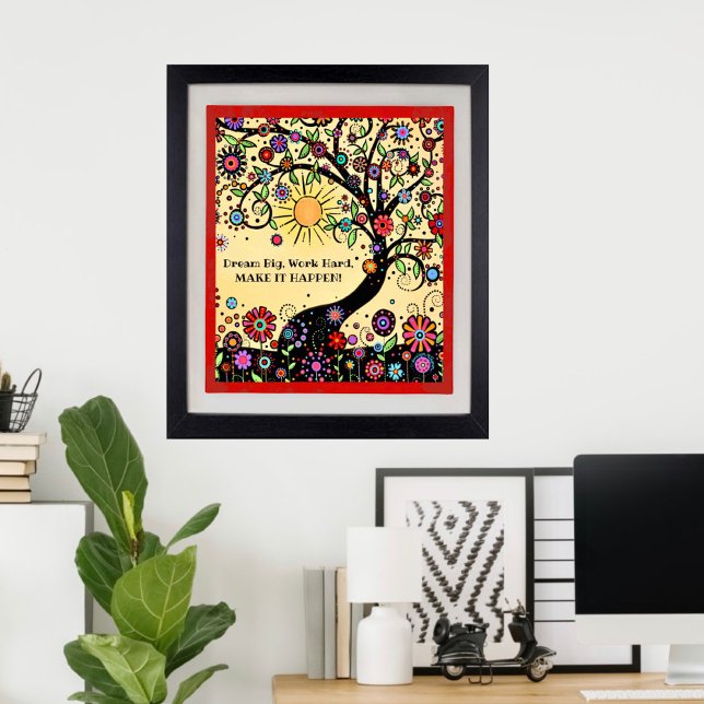 Inspiration "Make it Fappen" Spaß Tree Klasse Poster (Von Creator hochgeladen)