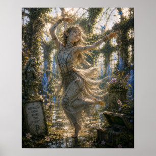Inspiration / Moderner Tänzer / Botanischer Garten Poster