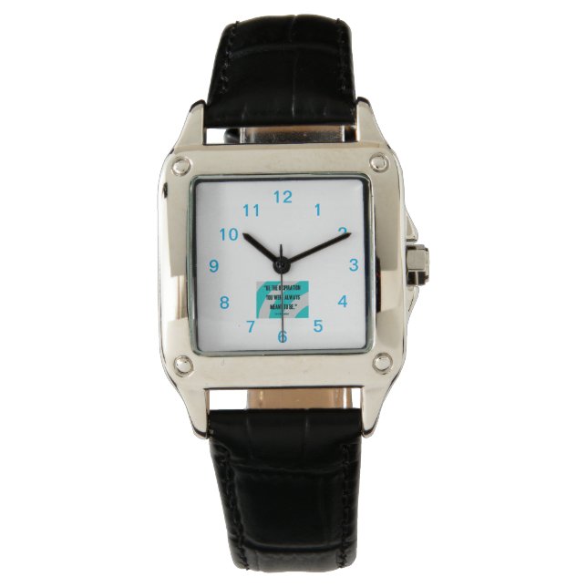 Inspiration Montre Carré en cuir pour femmes (devant)