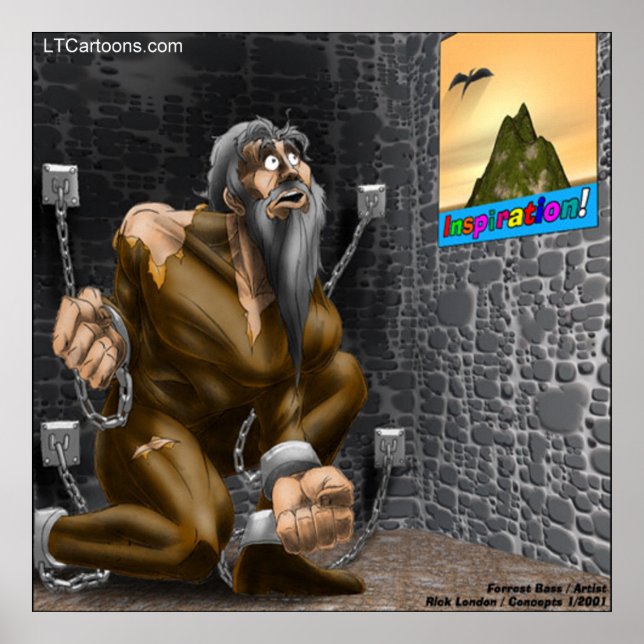 Inspiration - Motivation Cartoon Poster (Vorne)