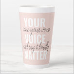 Inspiration - Motivationsangebot für Ihre Stimme Milchtasse<br><div class="desc">Inspiration - Motivationsangebot für Ihre Stimme</div>