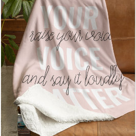 Inspiration - Motivationsangebot für Ihre Stimme Sherpadecke