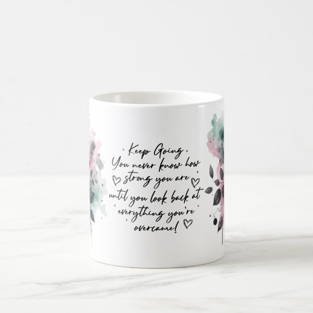Inspiration Motivierend Zitatbaum Kaffeekochen Tas Kaffeetasse (Mittel)
