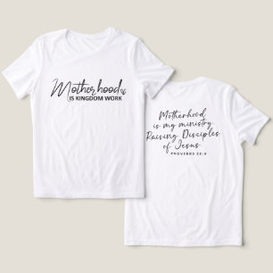 Inspiration Mutterschaft ist mein Ministerium Tri-Blend Shirt
