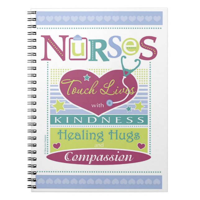 Inspiration Notebook-Design für Krankenschwestern Notizblock (Vorderseite)