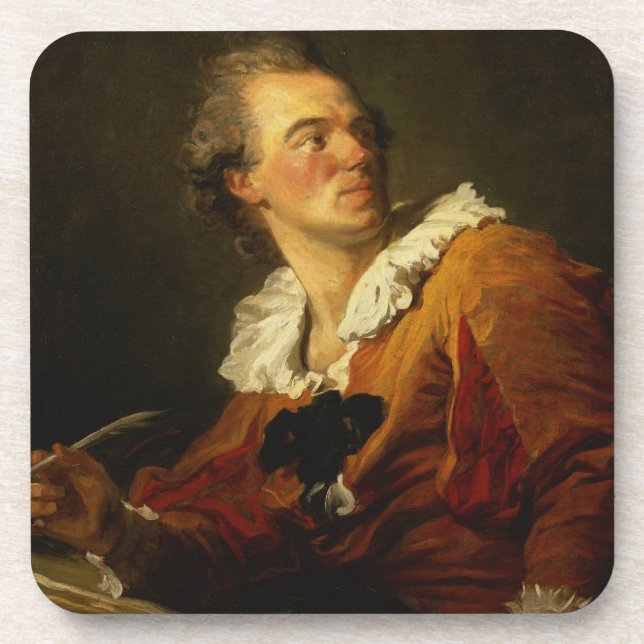 Inspiration (Öl auf Leinwand) Untersetzer (Vorderseite)