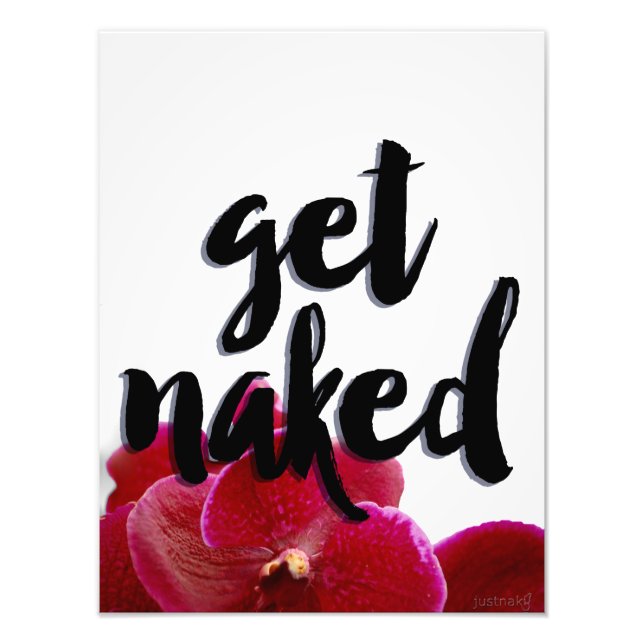 Inspiration Orchid Bad Art Fotodruck (Vorne)