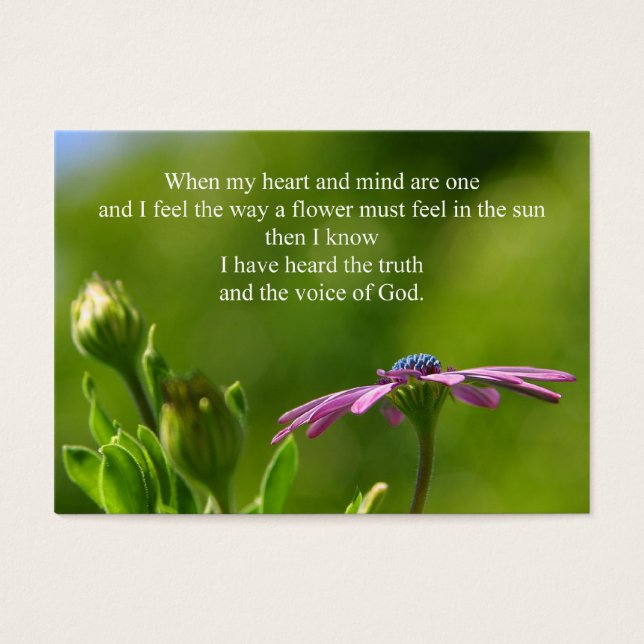 Inspiration-Persönliche Karten (Vorderseite)