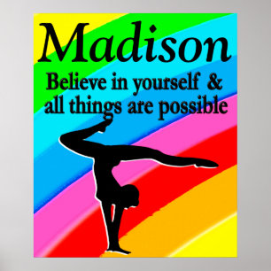INSPIRATION PERSONNALISÉE POSTER GYMNASTIQUE