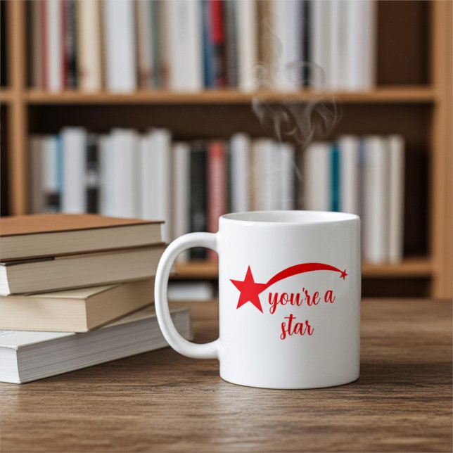 Inspiration personnalisée Red Stars Mug (Créateur téléchargé)