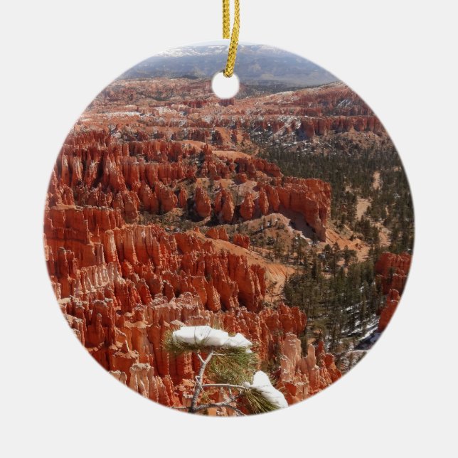 Inspiration Point at Bryce Canyon I Keramik Ornament (Vorne)
