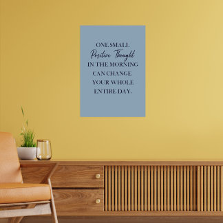 Inspiration positive Affirmative Wall Art Motiv Poster