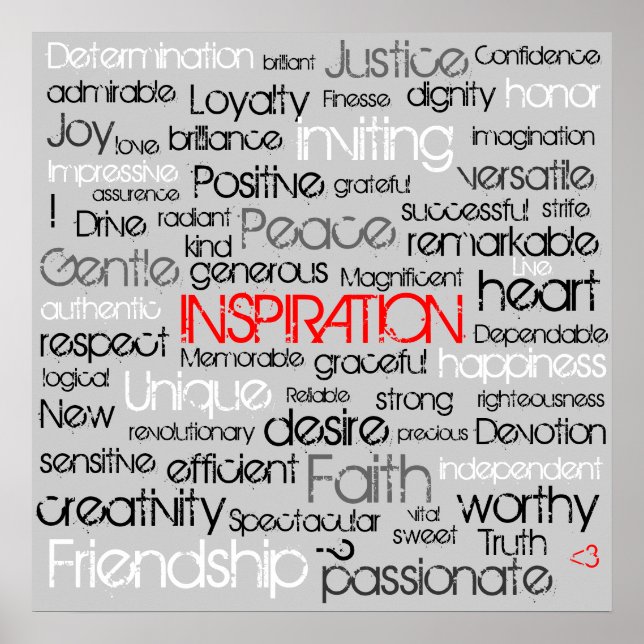 Inspiration Poster (Vorne)