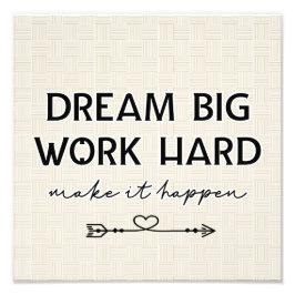 Inspiration Poster Dream Big