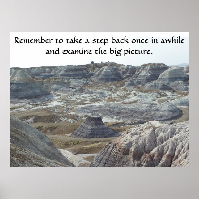 Inspiration Poster machen einen Schritt zurück (Vorne)