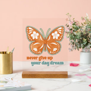 inspiration quotidienne mot art papillon Acrylique