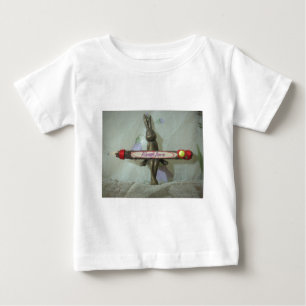 Inspiration Rabbit: Immer Liebe Zeichenkunst druck Baby T-shirt