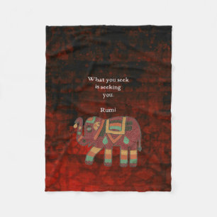 Inspiration Rumi, was Sie Zitat suchen Fleecedecke
