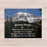 Inspiration Serenity Prayer Rainier<br><div class="desc">10 x 8 Zoll Puzzle mit einem landschaftlichen Foto von schneebedeckten Berg Rainier und den inspirierenden Worten des Serenity-Gebet. Eine perfekte Größe für das Framing!</div>