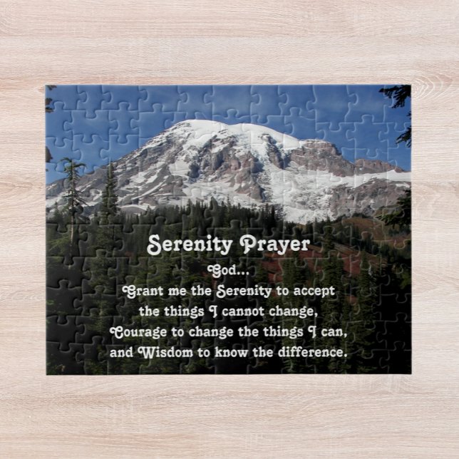 Inspiration Serenity Prayer Rainier (In Situ)