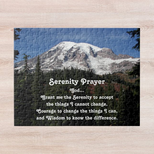 Inspiration Serenity Prayer Rainier (In Situ)