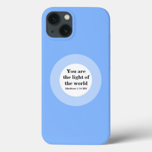 Inspiration Sie sind das Licht der Welt Blau Case-Mate iPhone Hülle