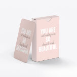 Inspiration Sie sind so schöne positive Zitat Spielkarten<br><div class="desc">Inspiration Sie sind so schöne positive Zitat</div>