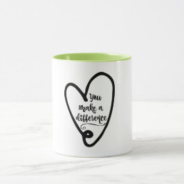Inspiration: Sie verändern sich Tasse