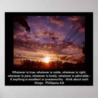 Inspiration-Sonnenaufgang-Poster Poster