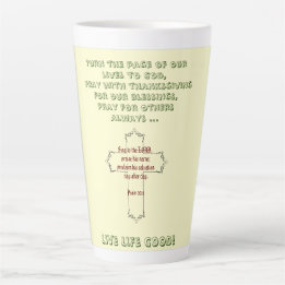 Inspiration Spirituelle Latte-Tasse Milchtasse
