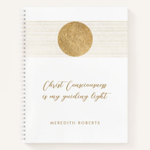 Inspiration Sprichwort Golden Sun Personalisiert Notizbuch