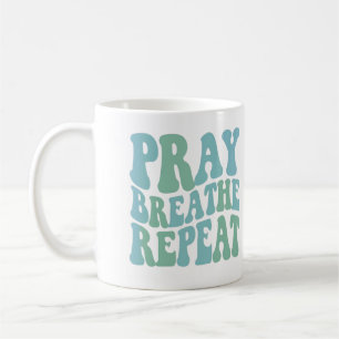 Inspiration Sprichwort Tasse Atmen Wiederholung