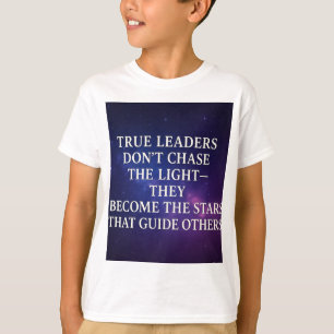 Inspiration-Star Zitat Wall Art T-Shirt