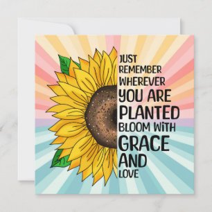 Inspiration und handgezeichnete Sonnenblume