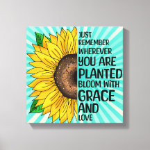 Inspiration und handgezeichnete Sonnenblume