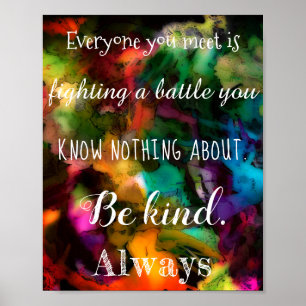 Inspiration und Motivierend Abstraktes Poster