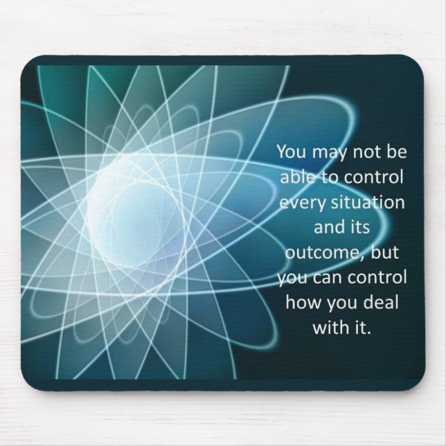 Inspiration und Motivierend Angebotsbestätigung Mousepad (Vorne)