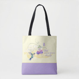 Inspiration und Schmetterling Tasche