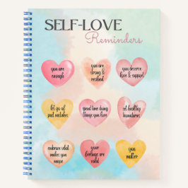 Inspiration und Selbstbestätigung der Liebe Notizbuch