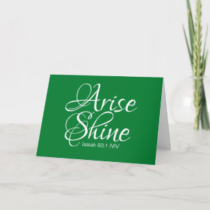 Inspiration und Shine Faith Weihnachtskarte Karte