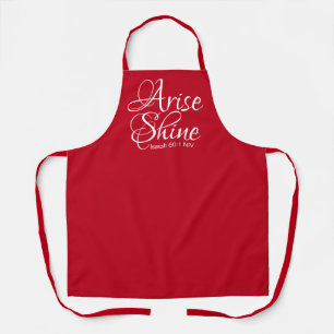 Inspiration und Shine Faith Weihnachtsrot Schürze