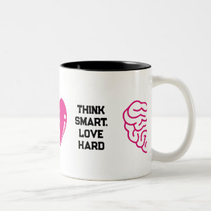 Inspiration und Zuneigung Zweifarbige Tasse
